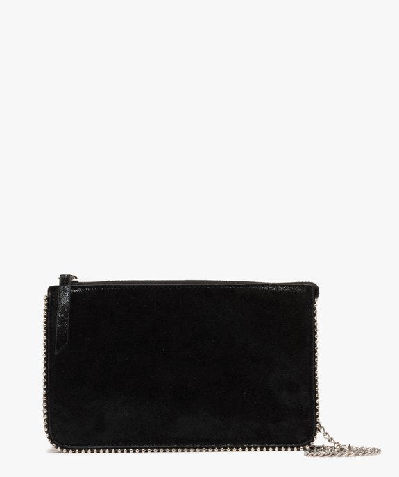 Sac de soirée avec finitions perles en métal femme vue1 - GEMO (ACCESS) - GEMO