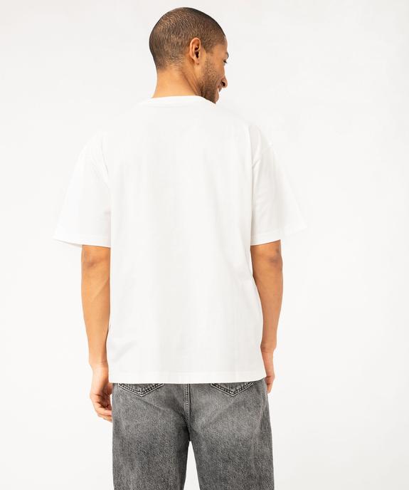 Tee-shirt manches courtes col rond imprimé skate homme vue3 - GEMO 4G HOMME - GEMO
