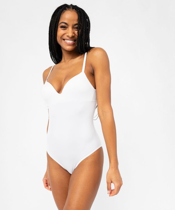 Body effet push-up avec bonnets coqués femme vue2 - GEMO(HOMWR FEM) - GEMO