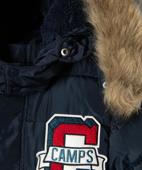 Blouson matelassé à capuche garçon - Camps United vue2 - CAMPS UNITED - GEMO