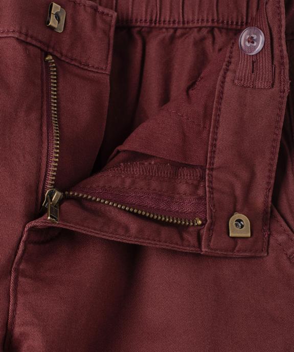 Pantalon cargo style jogger garçon vue3 - GEMO 4G GARCON - GEMO