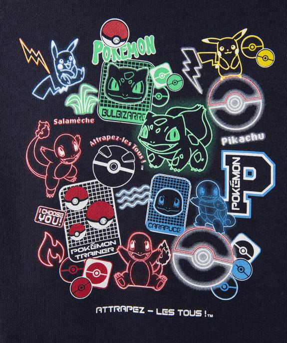 Sweat à capuche imprimé devant et dos garçon - Pokémon vue4 - POKEMON - GEMO