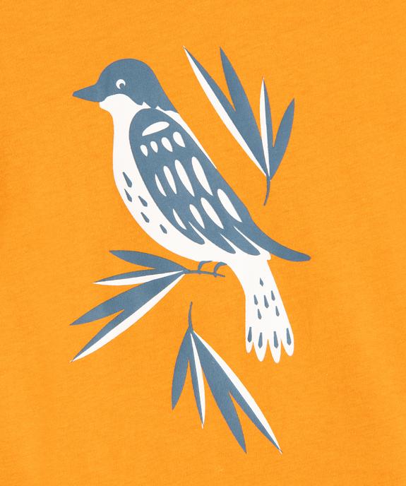 Tee-shirt à manches longues avec motif fille vue2 - GEMO (ENFANT) - GEMO