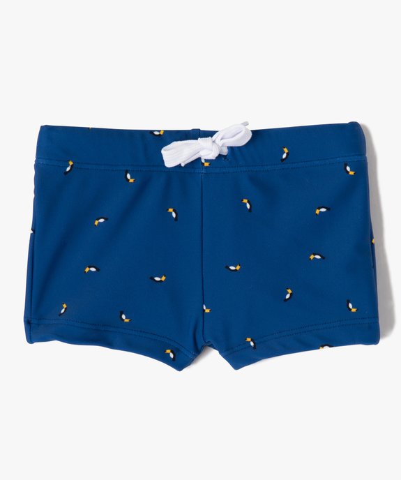 Maillot de bain bébé garçon forme boxer à motif toucans vue1 - GEMO(BEBE DEBT) - GEMO