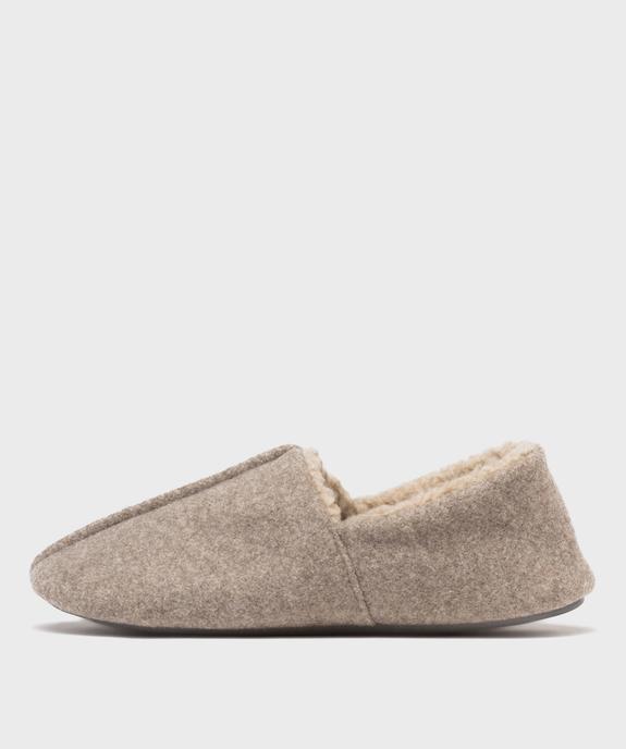 Chaussons pantoufles fourrées cosy femme - DIM vue3 - DIM - GEMO
