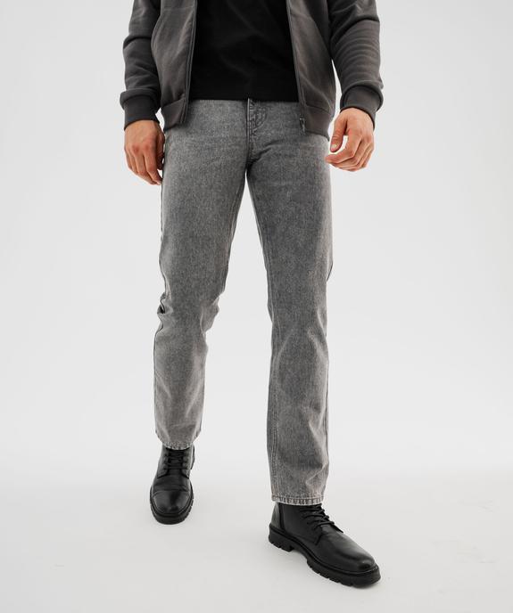 Jean Regular coloris délavé homme vue1 - GEMO 4G HOMME - GEMO