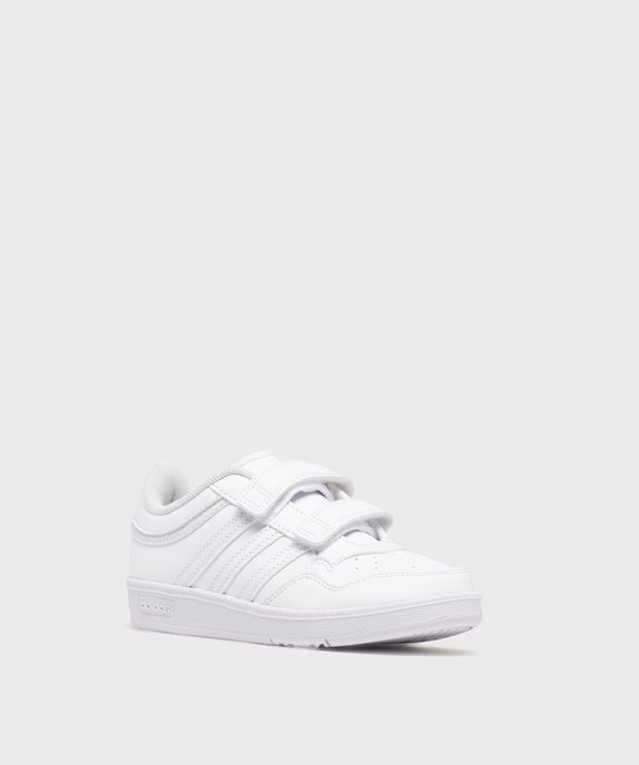 Baskets basses à scratch Hoops garçon - Adidas vue2 - ADIDAS - GEMO