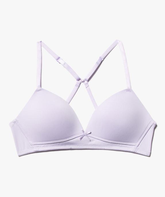 Soutien-gorge avec bonnets paddés et bretelles multipositions fille vue1 - GEMO (JUNIOR) - GEMO