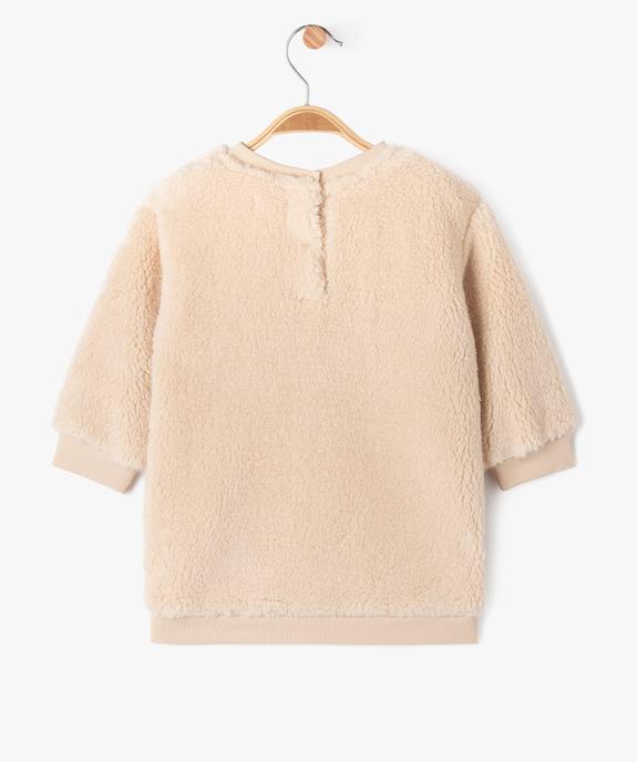 Robe sweat en maille  bébé fille vue3 - GEMO(BEBE DEBT) - GEMO