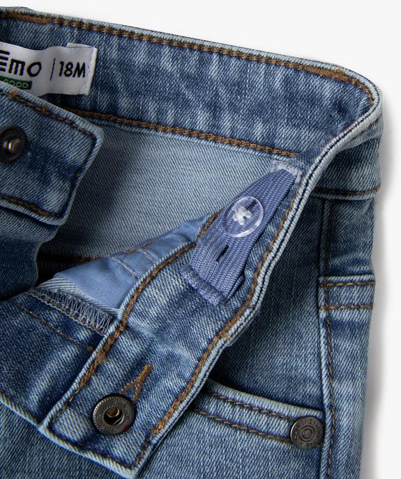 Jean slim extensible bébé garçon vue3 - GEMO 4G BEBE - GEMO