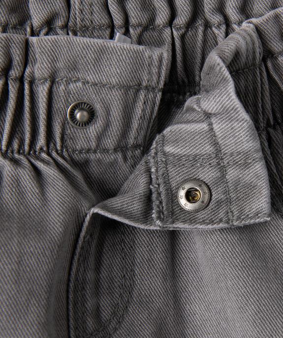 Jupe courte en jean bébé fille vue3 - GEMO(BEBE DEBT) - GEMO