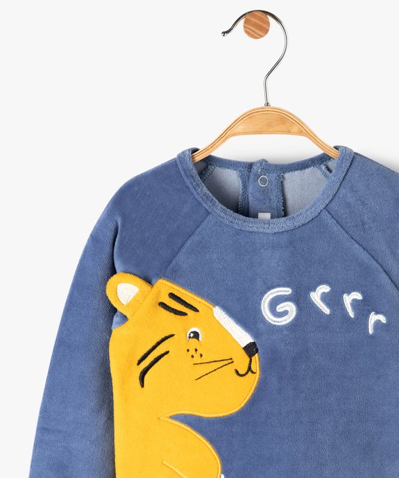Pyjama bébé garçon 2 pièces avec motif lionceau  vue2 - GEMO(BB COUCHE) - GEMO