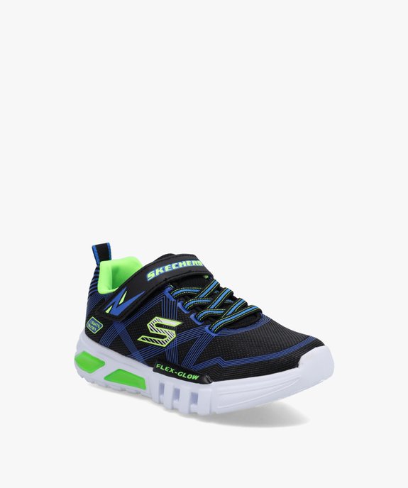 Baskets garçon running à semelle lumineuse - Skechers vue2 - SKECHERS - GEMO