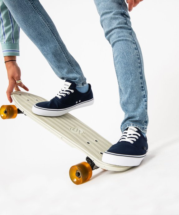 Baskets en toile skateshoes homme - Kappa Nisio vue1 - KAPPA - GEMO