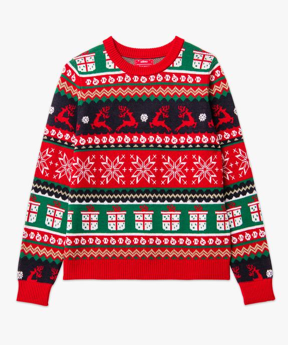 Pull de Noël multicolore femme  vue5 - PREMIER PRIX BY GEMO - GEMO