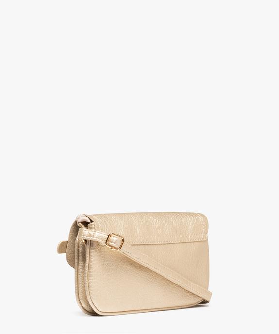 Sac besace forme pochette en toile pailletée femme vue2 - GEMO (ACCESS) - GEMO