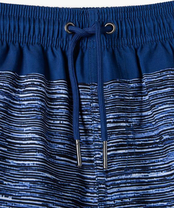 Short de bain garçon à rayures vue2 - GEMO (JUNIOR) - GEMO
