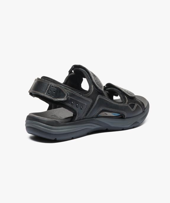 Sandables brides dessus et talon vue4 - GEMO (CASUAL) - GEMO