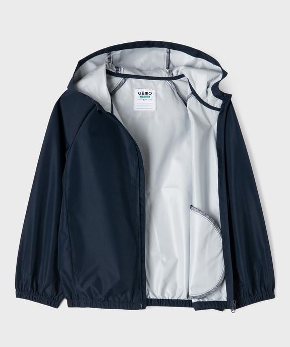Blouson à capuche imperméable léger garçon vue2 - GEMO 4G GARCON - GEMO
