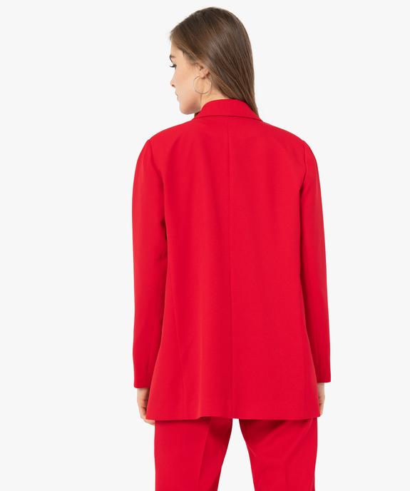 Veste blazer femme fermeture croisée vue3 - GEMO(FEMME PAP) - GEMO