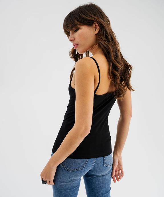 Débardeur uni à fines bretelles femme vue12 - GEMO(FEMME PAP) - GEMO