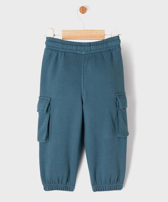 Pantalon en maille coupe cargo bébé garçon vue3 - GEMO(BEBE DEBT) - GEMO