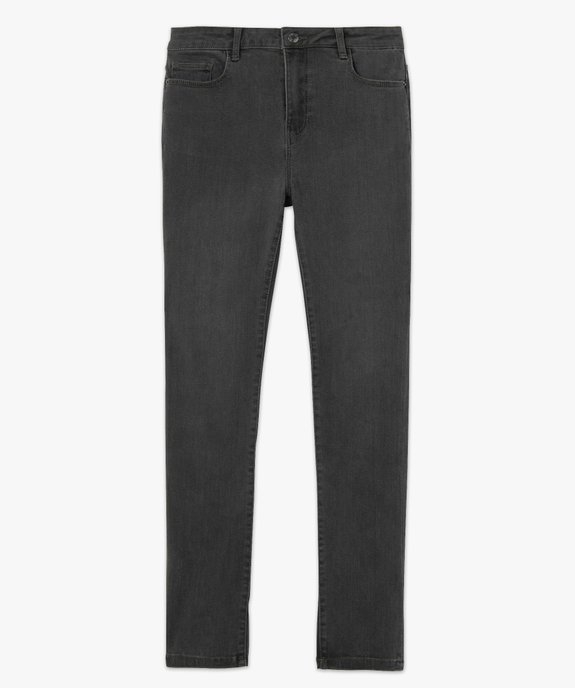 Jean femme coupe Slim taille haute vue4 - GEMO 4G FEMME - GEMO