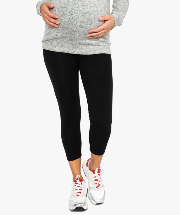 Legging de grossesse 7/8ème uni vue1 - GEMO (MATER) - GEMO