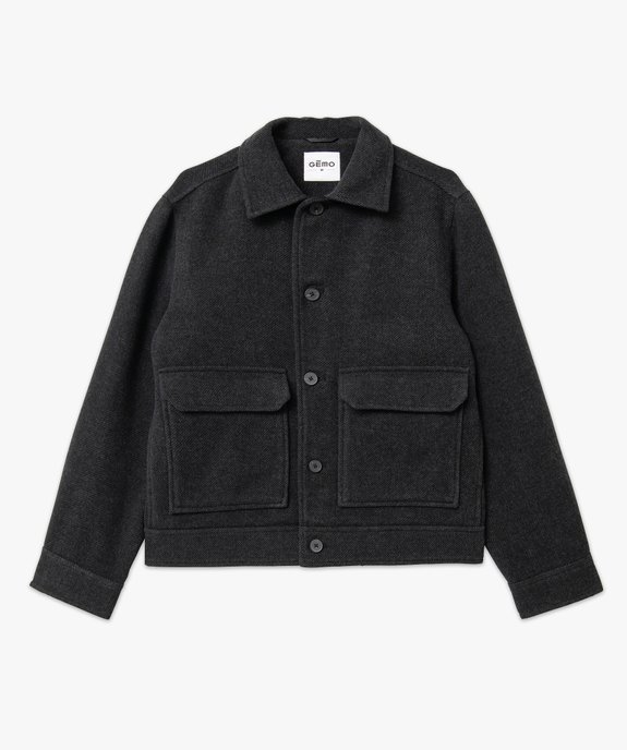 Veste à fines rayures homme vue4 - GEMO (HOMME) - GEMO