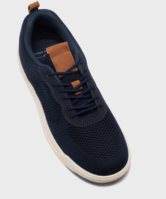 Baskets en mesh à lacets homme - Urban Steps vue5 - URBAN STEPS - GEMO