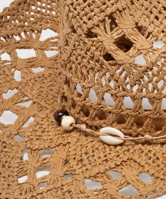 Chapeau de paille esprit cow-boy femme vue2 - GEMO (ACCESS) - GEMO