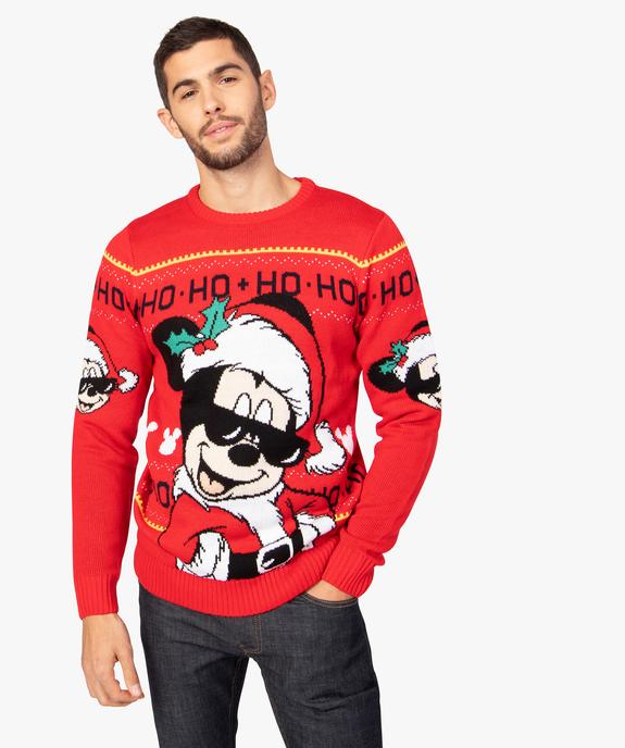 Pull de Noël pour homme avec motif Mickey - Disney vue1 - MICKEY - GEMO