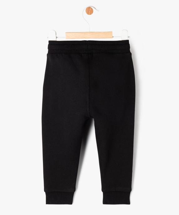 Pantalon de jogging avec ceinture bord-côte bébé garçon vue3 - GEMO 4G BEBE - GEMO