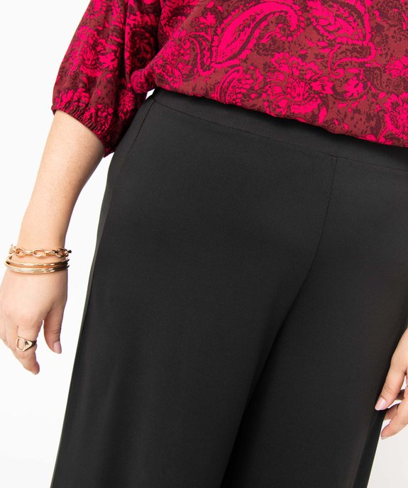 Pantalon femme grande taille ample et fluide vue2 - GEMO (G TAILLE) - GEMO