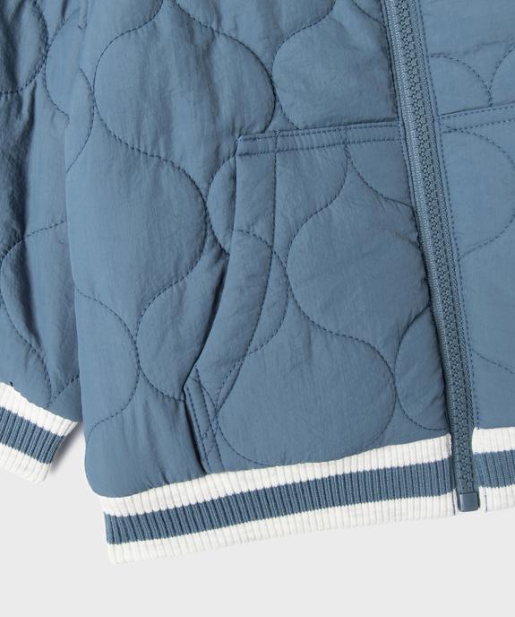 Doudoune à capuche doublé jersey bébé garçon  vue4 - GEMO(BEBE DEBT) - GEMO