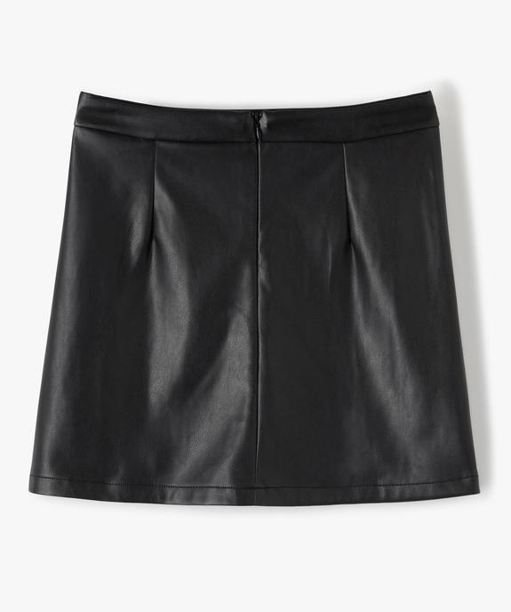 Jupe fille en synthétique effet cuir vue4 - GEMO (JUNIOR) - GEMO