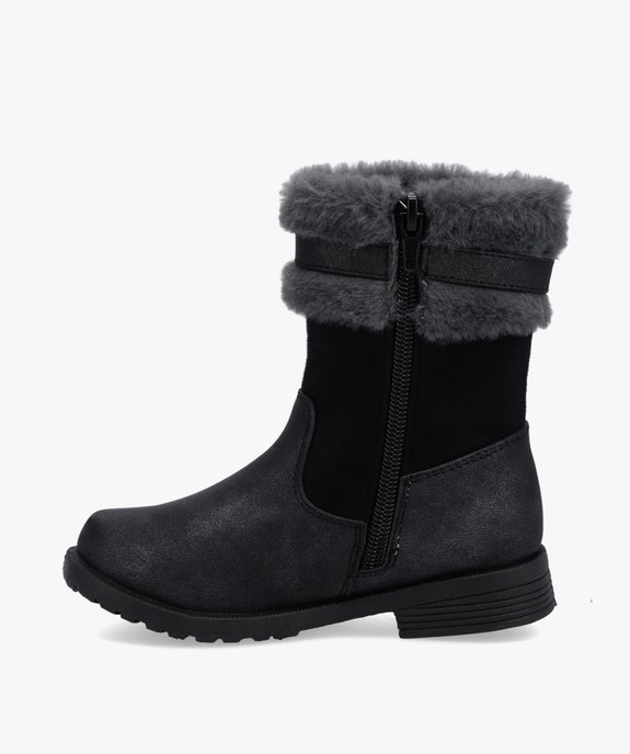 Boots fourrées fille dessus métallisé – Pat’Patrouille vue3 - PAT PATROUILLE - GEMO