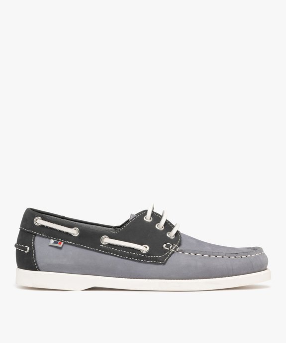 Chaussures bateau bicolore - Tanéo vue2 - TANEO - GEMO