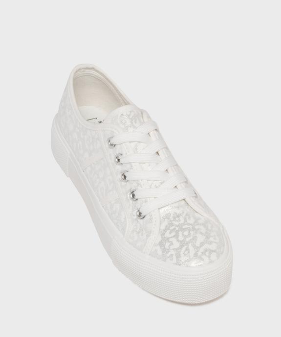 Tennis en toile sur semelle plateforme femme - Follow Me vue5 - FOLLOW ME G4G - GEMO