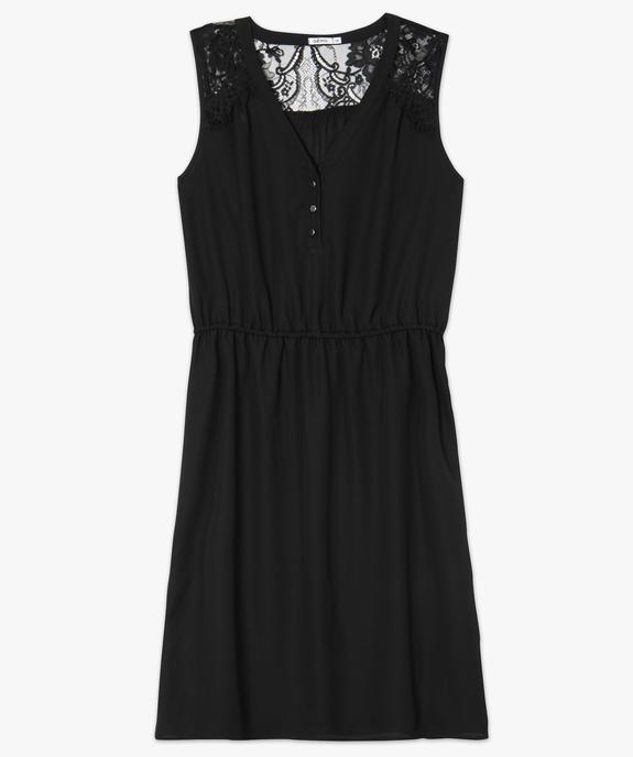 Robe femme avec épaules en dentelle vue4 - GEMO(FEMME PAP) - GEMO