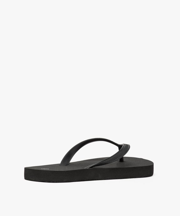 Tongs femme unies vue4 - GEMO (PLAGE) - GEMO