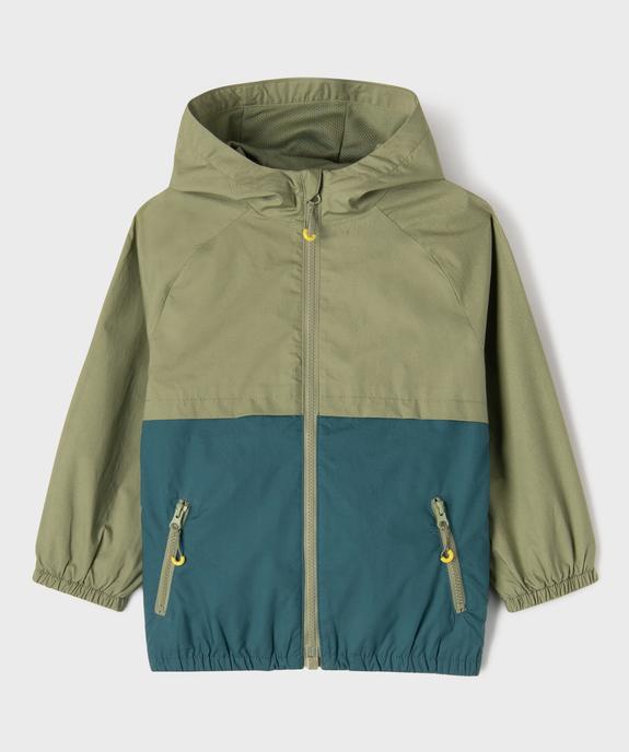 Blouson à capuche imperméable à zip magnétique garçon vue1 - GEMO 4G GARCON - GEMO