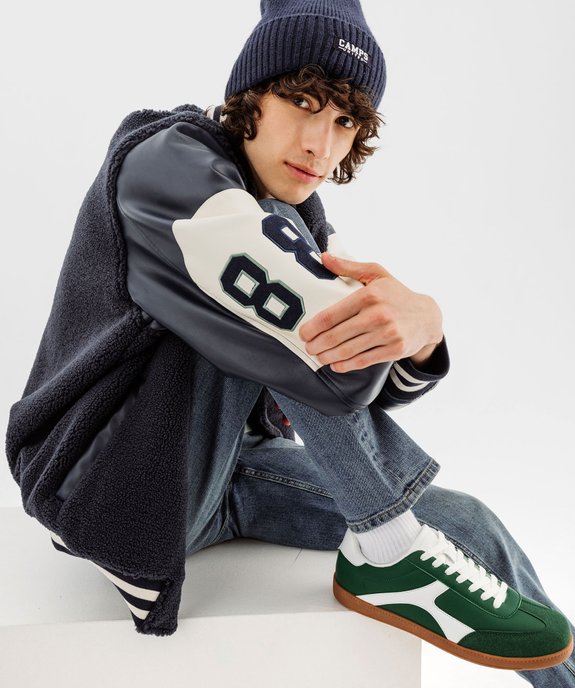 Blouson teddy en maille bouclette homme vue5 - CAMPS - GEMO