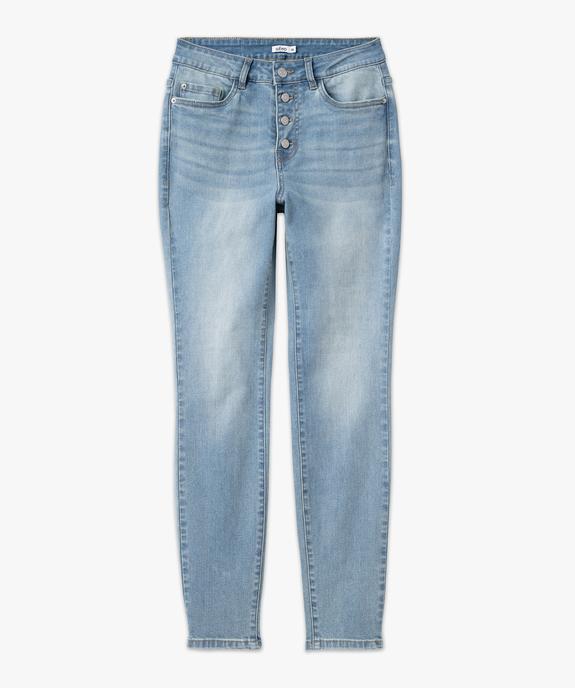 Jean Skinny extensible taille haute femme vue4 - GEMO 4G FEMME - GEMO