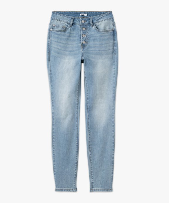 Jean Skinny extensible taille haute femme vue4 - GEMO 4G FEMME - GEMO