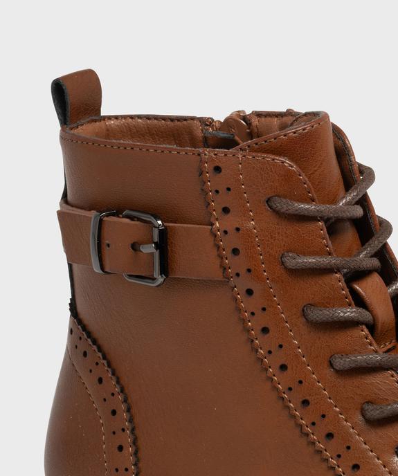 Bottines à lacets et zip élégantes fille vue6 - LOVELY WINGS GEMO FOR GOOD - GEMO