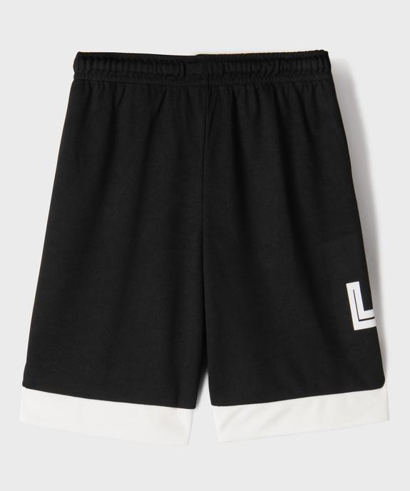 Bermuda de sport en mesh à taille élastiquée garçon vue3 - GEMO (ENFANT) - GEMO