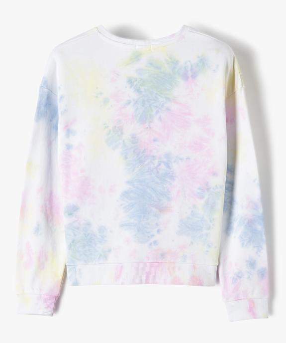 Sweat fille multicolore effet tie and dye vue3 - GEMO (JUNIOR) - GEMO