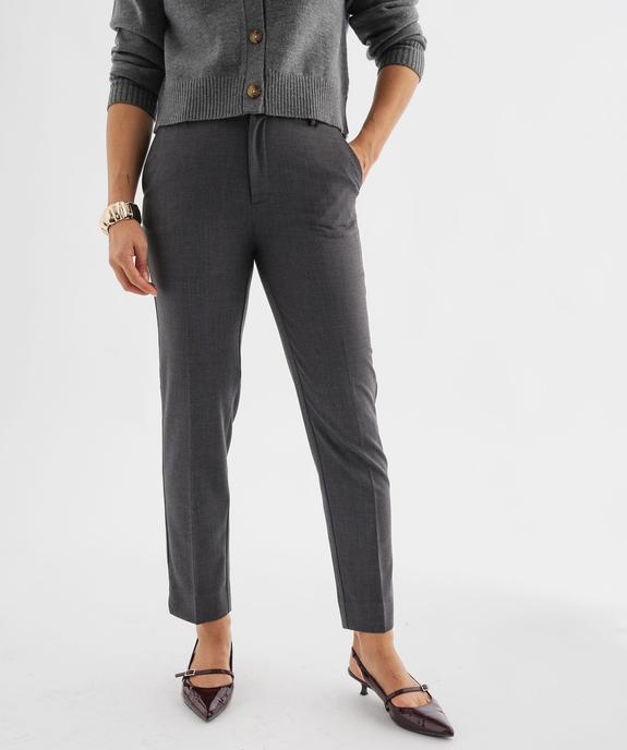 Pantalon de costume coupe slim femme vue1 - GEMO(FEMME PAP) - GEMO