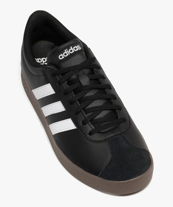 Baskets à lacets VL Court base homme - Adidas vue5 - ADIDAS - GEMO